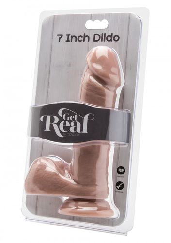 TOYJOY GET REAL Dildo 7" Cock With Balls