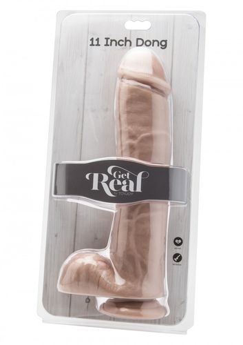 TOYJOY GET REAL Dildo 11" Cock With Balls