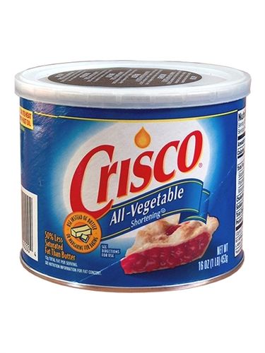 Crisco Shortening All Vegetable Fist Lubricant