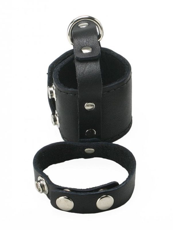 Colt leather cock and ball strap