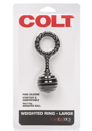 COLT Silicone Ball Weighted Cock Ring Large