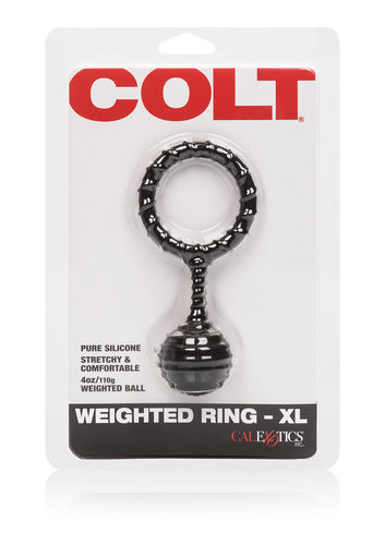 COLT Silicone Ball Weighted Cock Ring XL