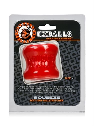 Oxballs TPR Squeeze 2" Ball Stretcher RED