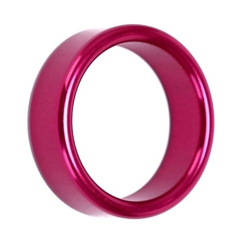 Alloy Metallic Cock Ring Height 15mm Ø40mm Red