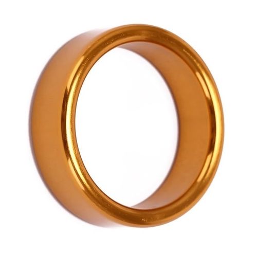 Alloy Metallic Cock Ring Height 15mm Ø40mm Yel
