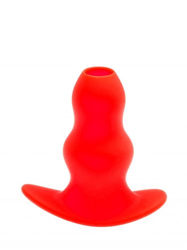 STRETCH RED HOLE Tunnel Butt Plug Small A