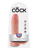 Pipedream Dildo 8" KING COCK With Balls SKIN