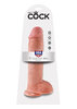 Pipedream Dildo 11" KING COCK With Balls SKIN
