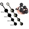 FIST Silicone ANAL BALLS 4 x 50/60mm XL Black