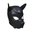 Prowler NEOPRENE Two-Toned Dog PUPPY Mask Black