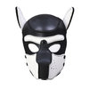NEOPRENE Two-Toned Dog PUPPY Mask White