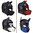 NEOPRENE Two-Toned Dog PUPPY Mask Red