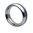 SPORTY Alloy DONUT Metal Cock Ring Silver 40mm