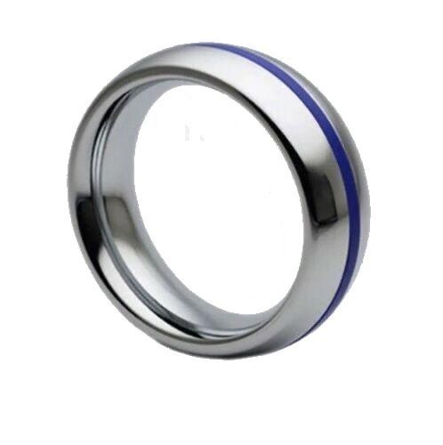 SPORTY Alloy DONUT Metal Cock Ring Silver 50mm