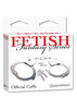 Pipedream Fetish Fantasy OFFICIAL Metal Cuffs