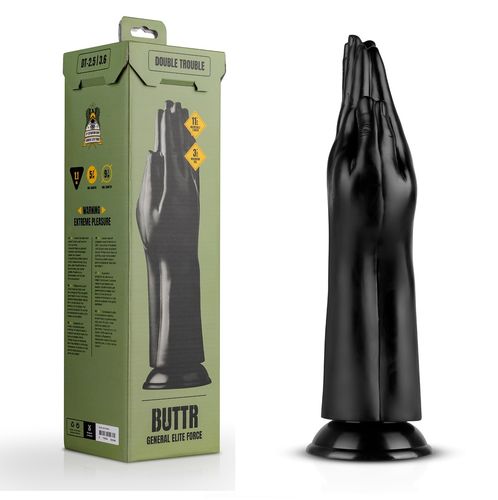 BUTTR 12" DOUBLE TROUBLE Fisting ARMS Black