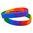 LGBTQ PRIDE Silicone Rainbow Wristband