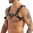 BLACK Leather MUSCLE DADDY Chest Harness
