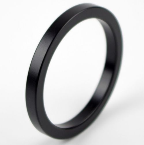 Metal Aluminium 5mm Cock Ring 40mm Black