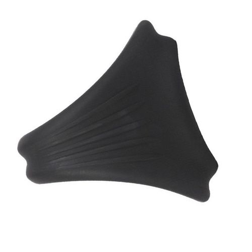 TRIPLE Ring Silicone FULL Size COCKSLING Black