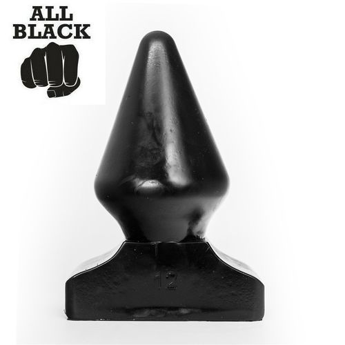 ALL BLACK AB83 9" XXL Trainer Butt Plug