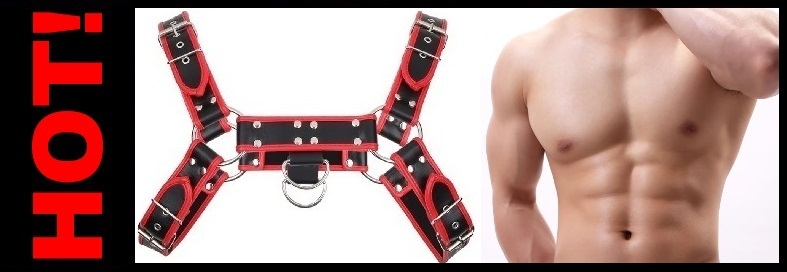 HOT_RED_LEATHER_CHEAST_HARNESS_AD